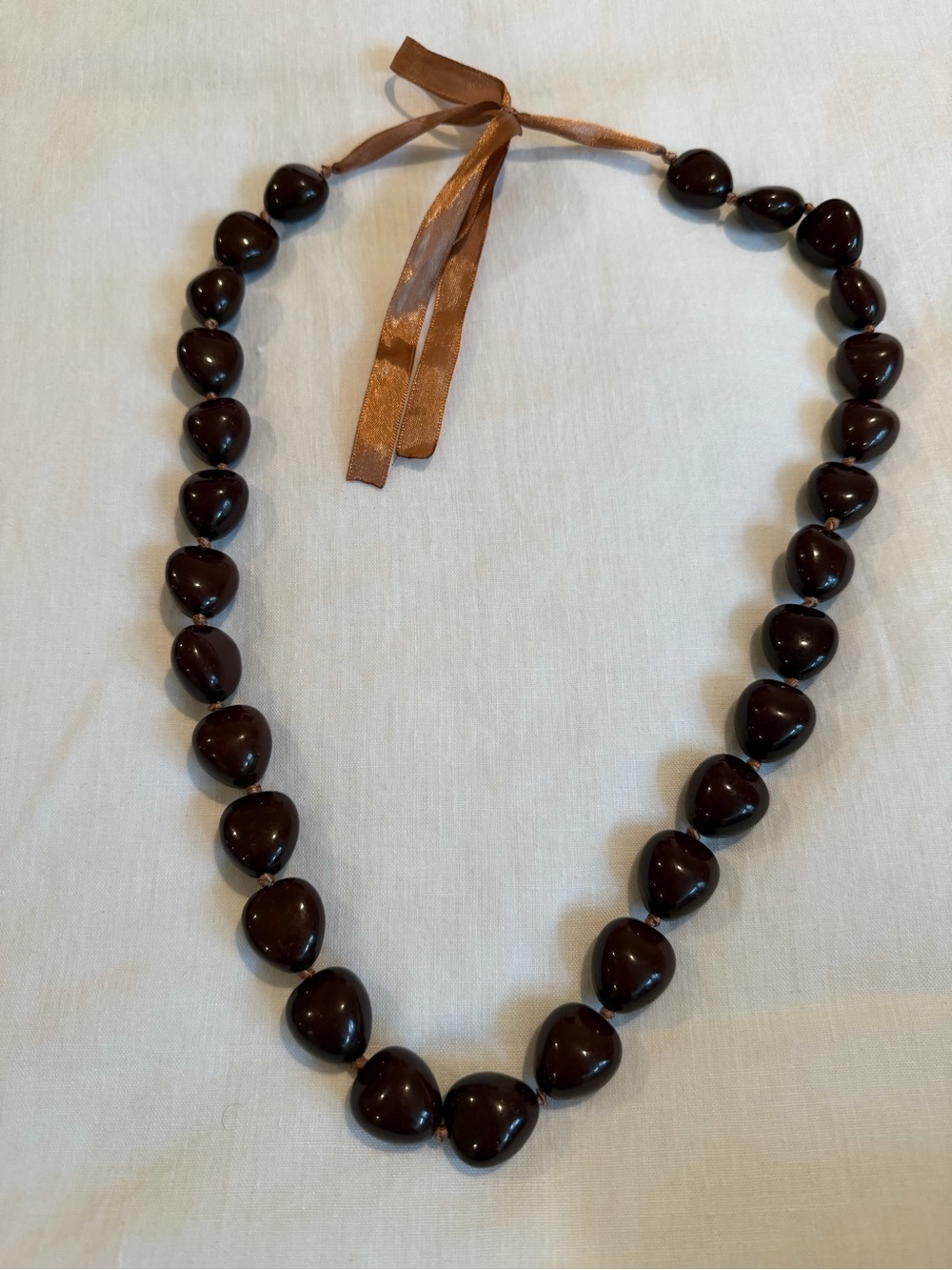 Hawaiian Brown Bead Necklace